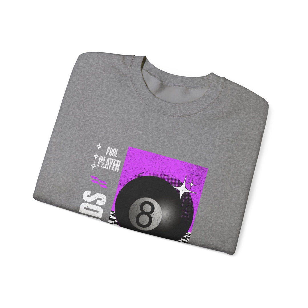 Pool Player - Billiards - Unisex Crewneck Sweatshirt - BFLY BILLIARDS