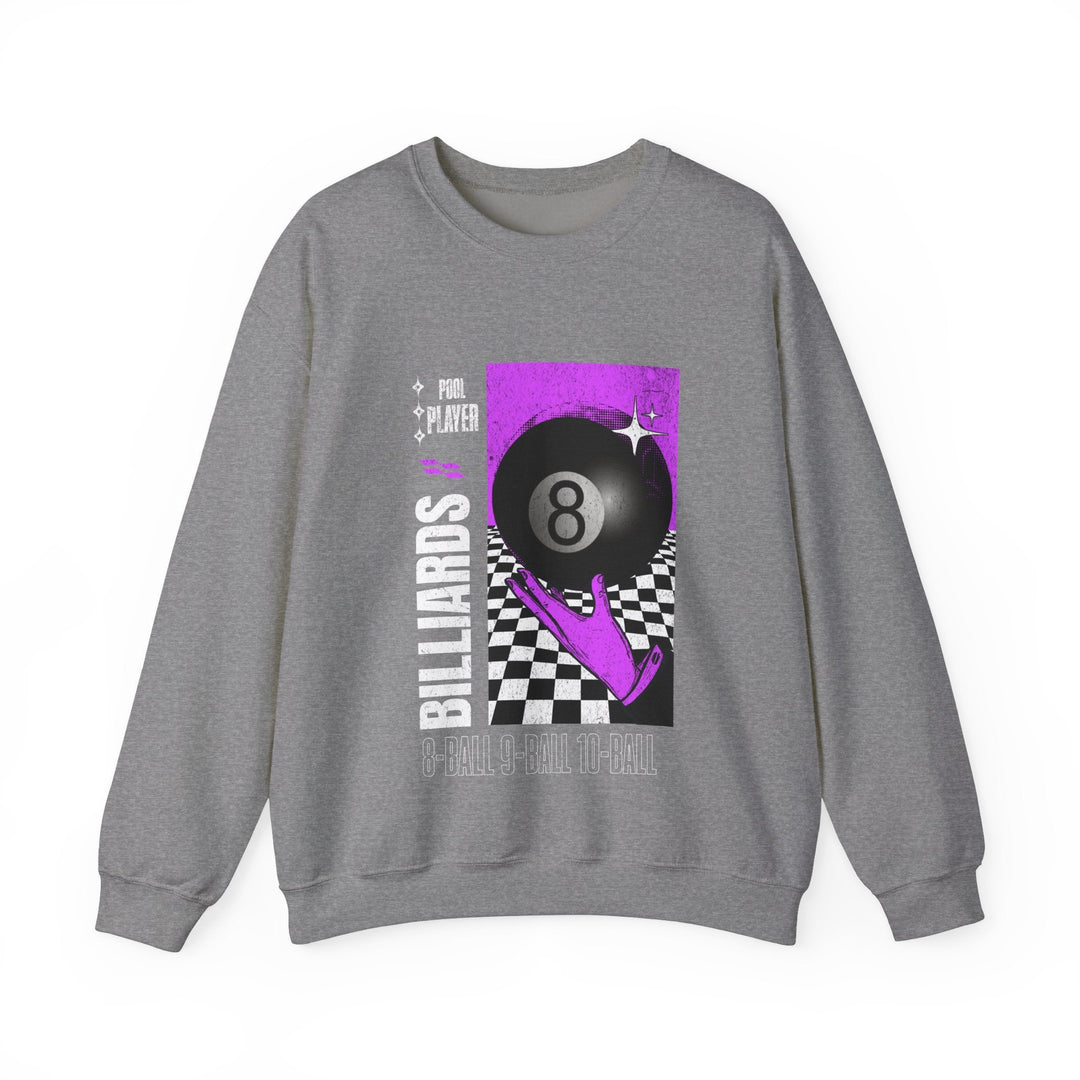 Pool Player - Billiards - Unisex Crewneck Sweatshirt - BFLY BILLIARDS