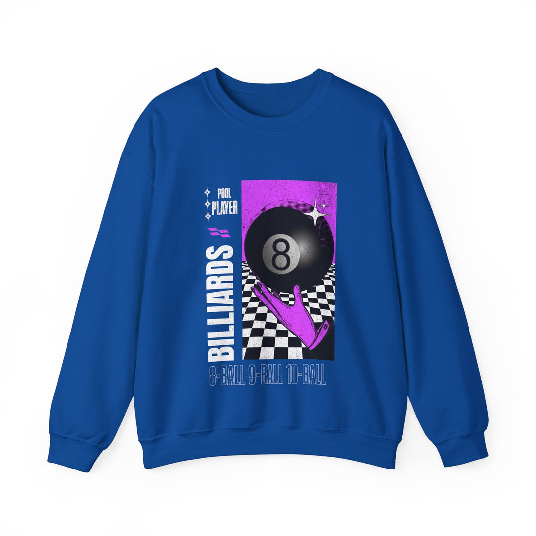 Pool Player - Billiards - Unisex Crewneck Sweatshirt - BFLY BILLIARDS