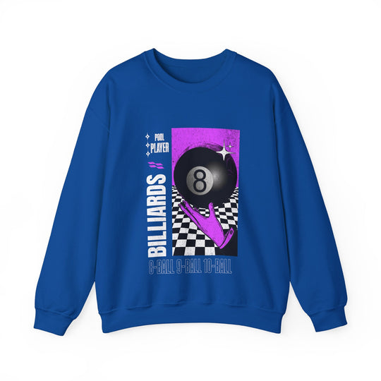 Pool Player - Billiards - Unisex Crewneck Sweatshirt - BFLY BILLIARDS