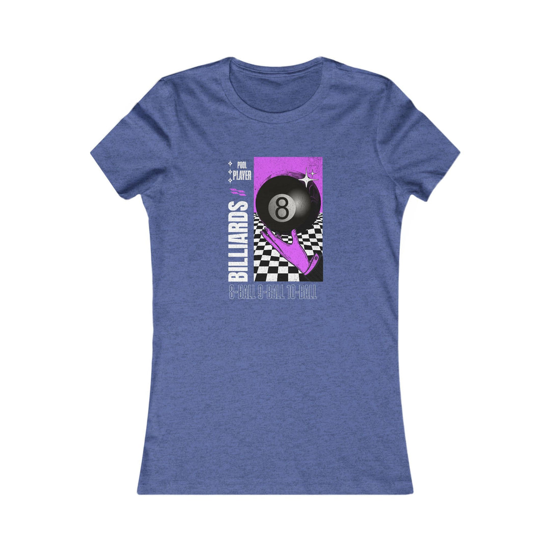 Pool Player - Billiards - Women's Fitted Tee - BFLY BILLIARDS
