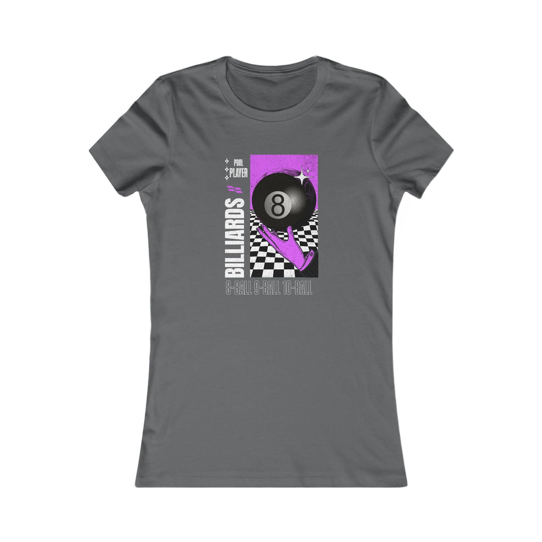 Pool Player - Billiards - Women's Fitted Tee - BFLY BILLIARDS