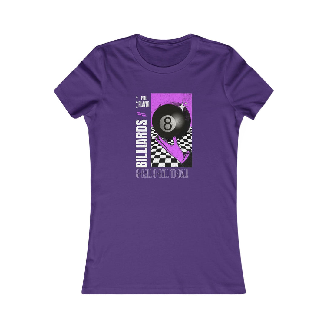 Pool Player - Billiards - Women's Fitted Tee - BFLY BILLIARDS