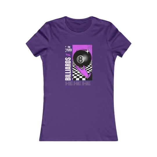 Pool Player - Billiards - Women's Fitted Tee - BFLY BILLIARDS