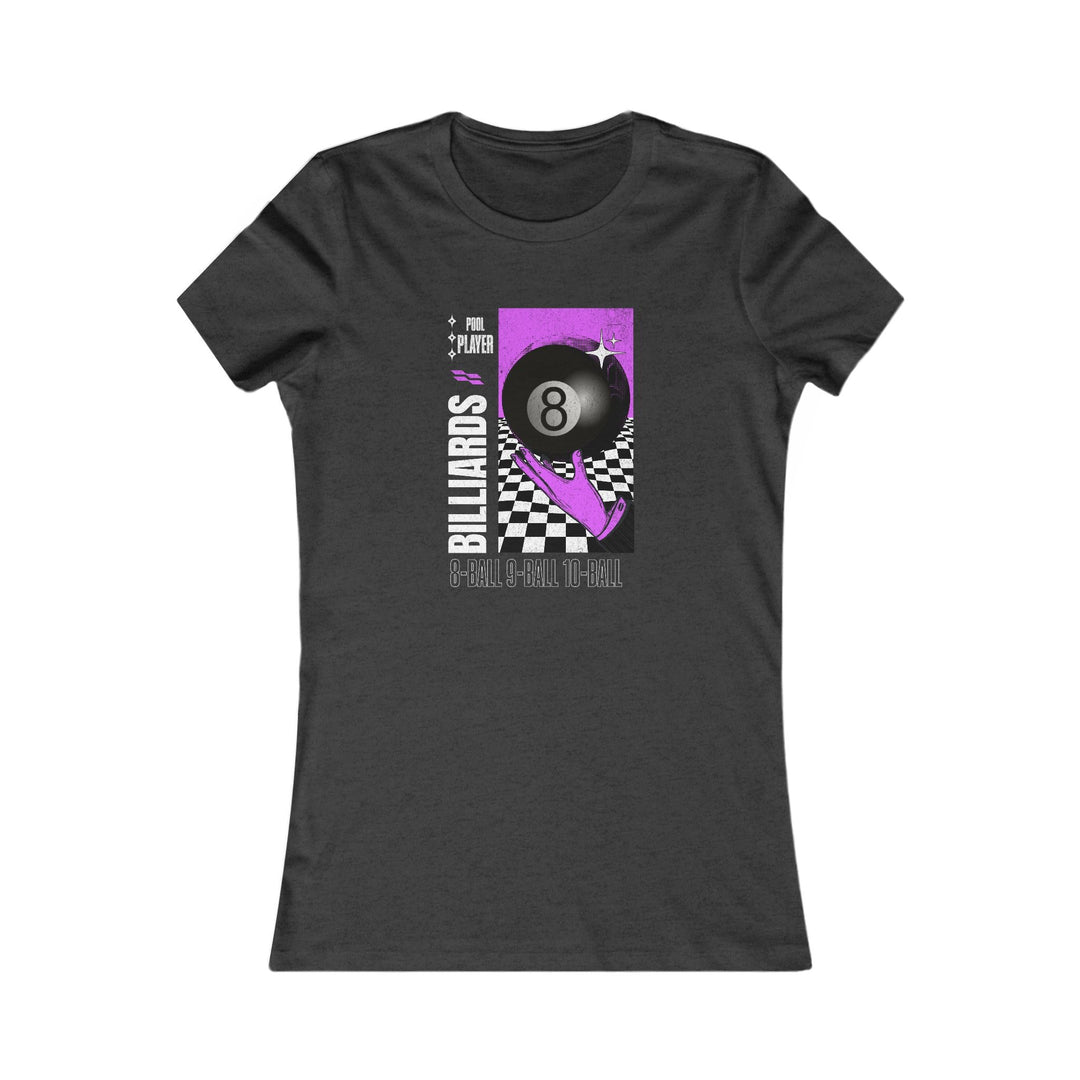 Pool Player - Billiards - Women's Fitted Tee - BFLY BILLIARDS