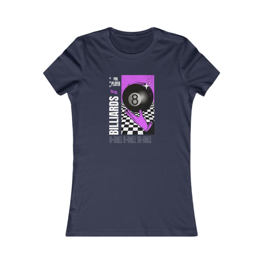 Pool Player - Billiards - Women's Fitted Tee - BFLY BILLIARDS