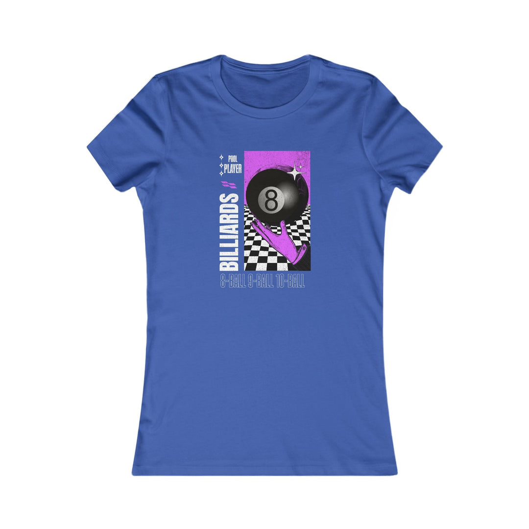 Pool Player - Billiards - Women's Fitted Tee - BFLY BILLIARDS