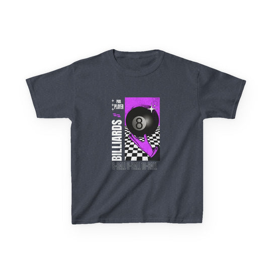 Pool Player - Billiards - Youth Cotton Tee - BFLY BILLIARDS