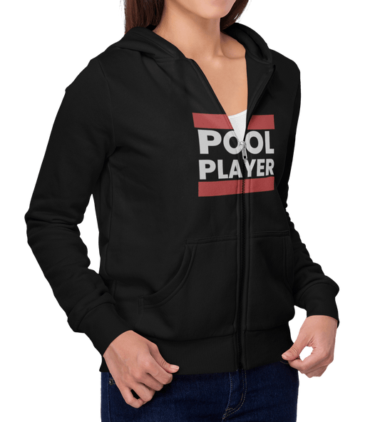 Pool Player - Full Zip Hoodie - BFLY BILLIARDS