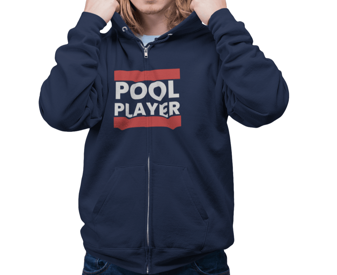 Pool Player - Full Zip Hoodie - BFLY BILLIARDS