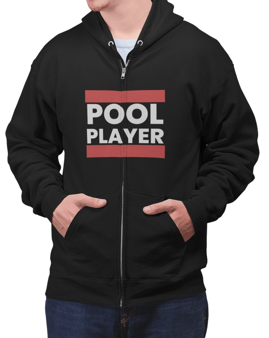 Pool Player - Full Zip Hoodie - BFLY BILLIARDS