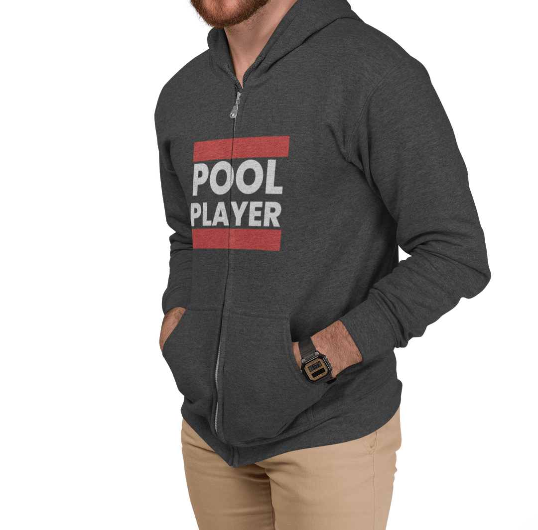 Pool Player - Full Zip Hoodie - BFLY BILLIARDS