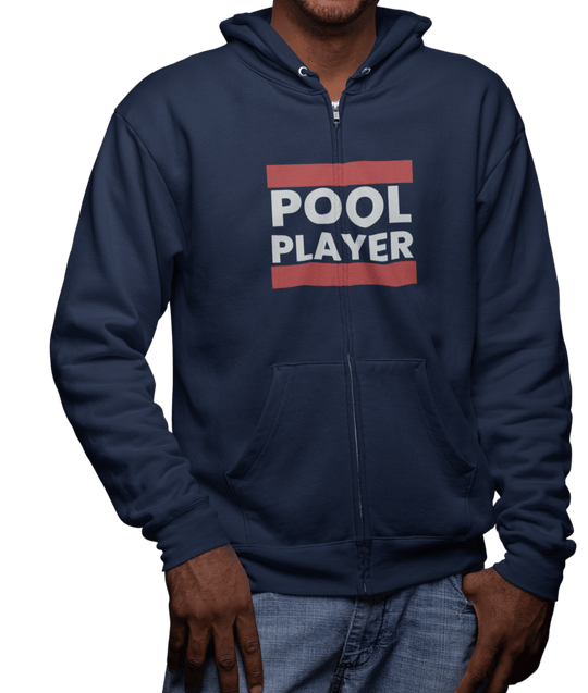 Pool Player - Full Zip Hoodie - BFLY BILLIARDS