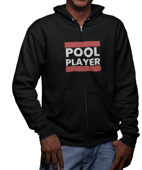 Pool Player - Full Zip Hoodie - BFLY BILLIARDS