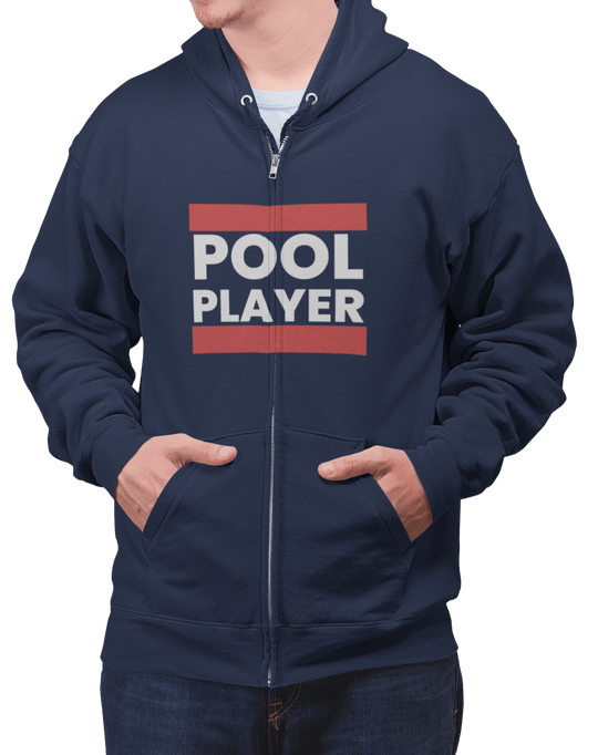 Pool Player - Full Zip Hoodie - BFLY BILLIARDS