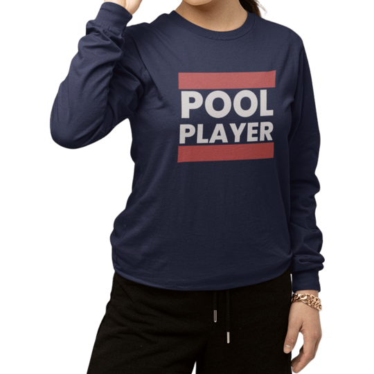 Pool Player - Unisex Long Sleeve Tee - BFLY BILLIARDS