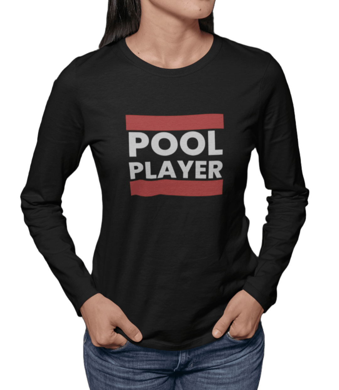 Pool Player - Unisex Long Sleeve Tee - BFLY BILLIARDS