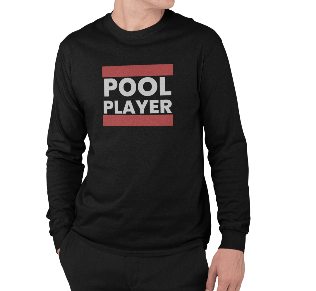 Pool Player - Unisex Long Sleeve Tee - BFLY BILLIARDS