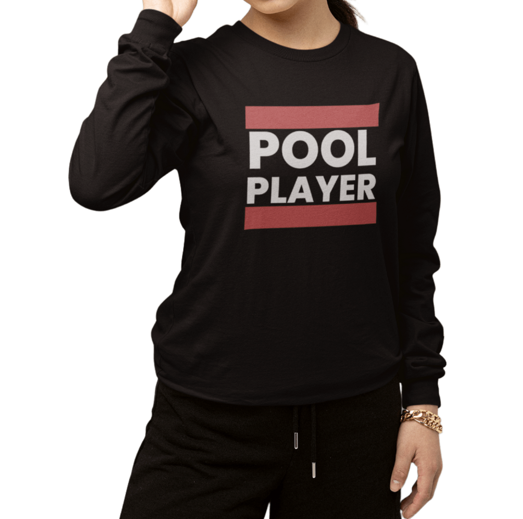 Pool Player - Unisex Long Sleeve Tee - BFLY BILLIARDS