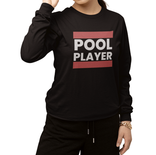 Pool Player - Unisex Long Sleeve Tee - BFLY BILLIARDS