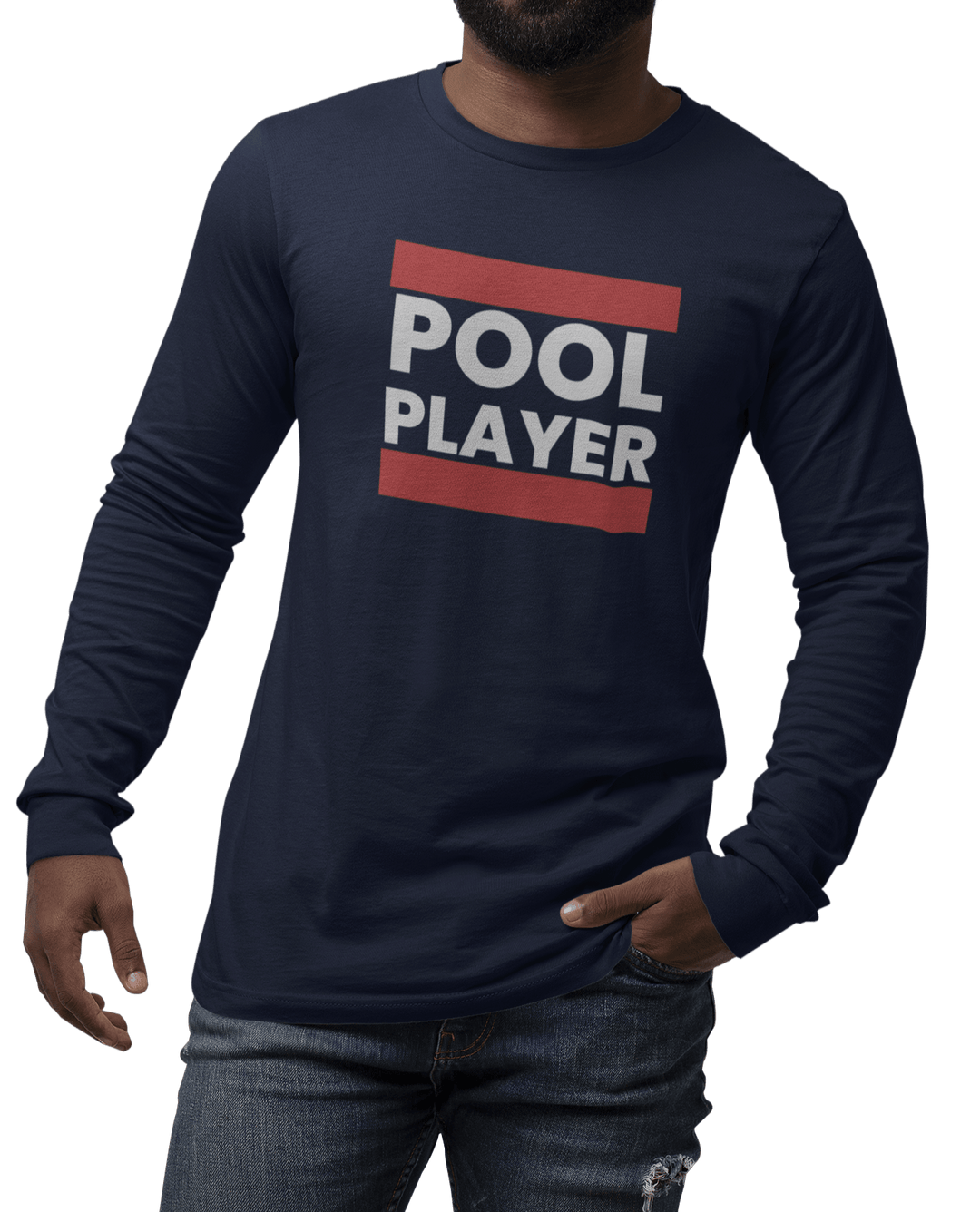 Pool Player - Unisex Long Sleeve Tee - BFLY BILLIARDS