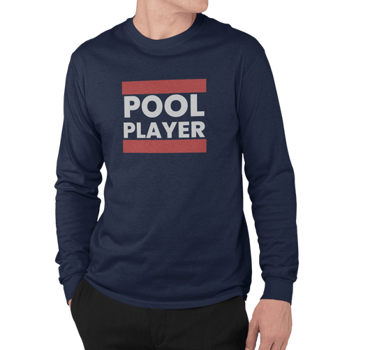 Pool Player - Unisex Long Sleeve Tee - BFLY BILLIARDS
