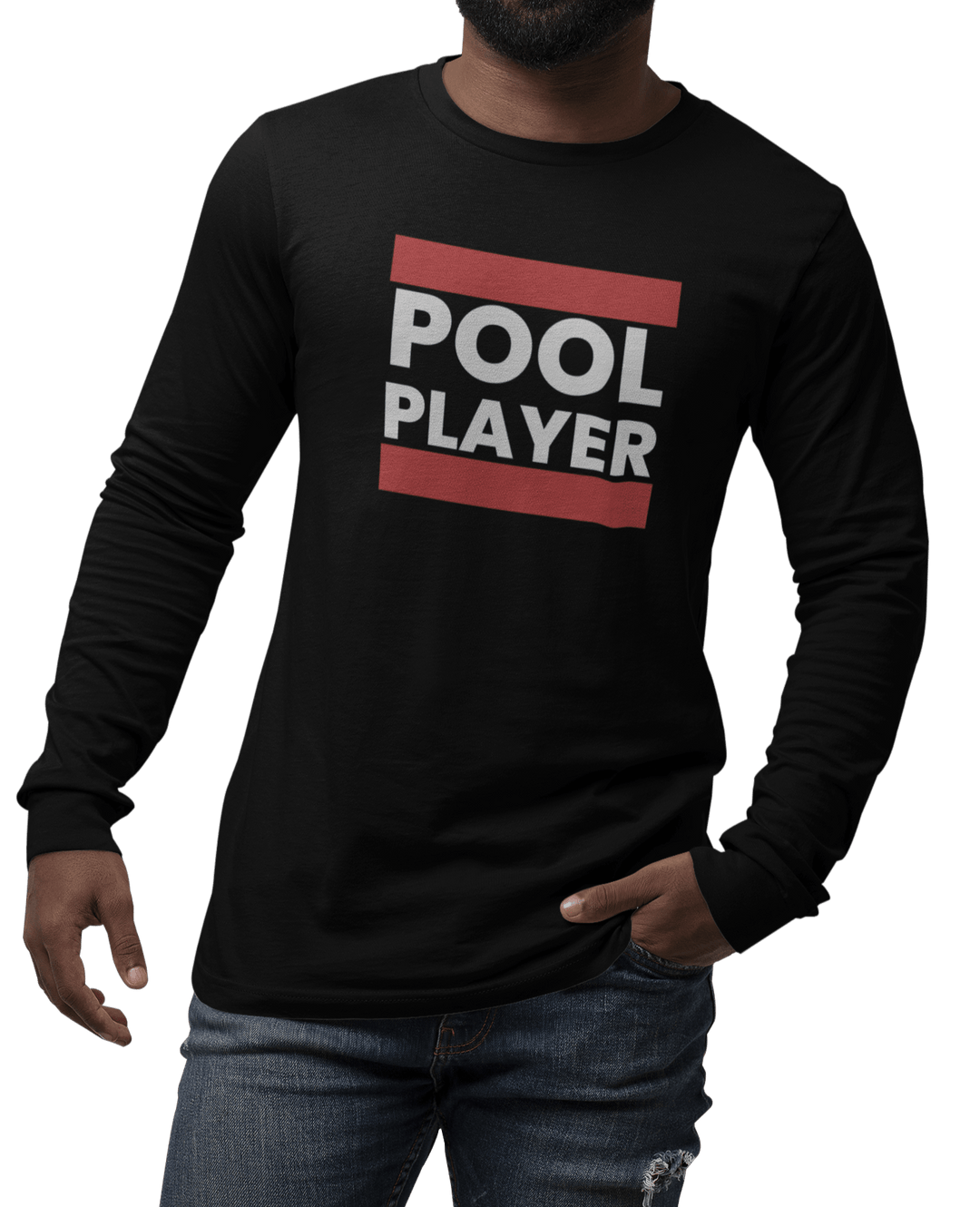 Pool Player - Unisex Long Sleeve Tee - BFLY BILLIARDS