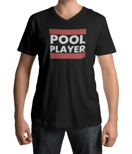 Pool Player - Unisex V - Neck Tee - BFLY BILLIARDS