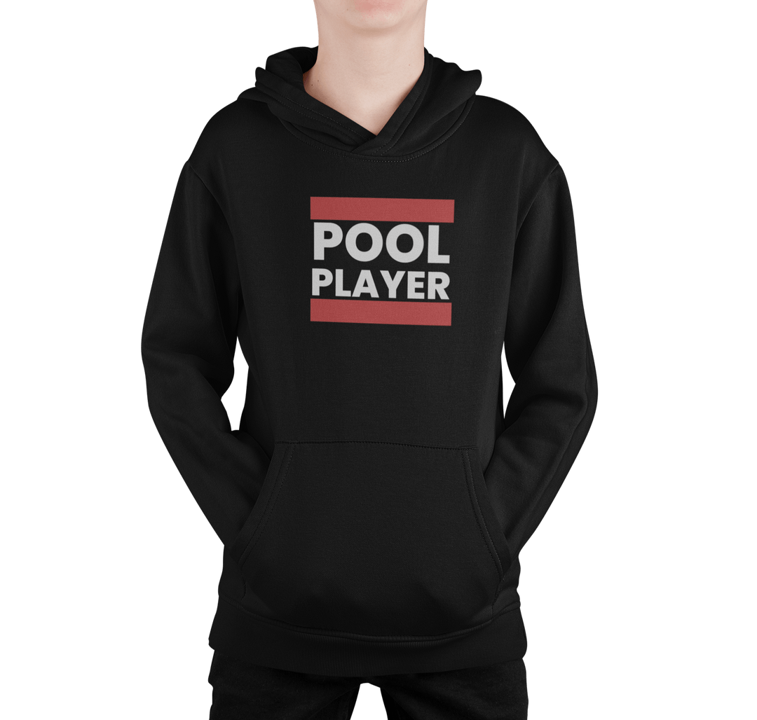 Pool Player - Unisex Youth Pullover Hoodie - BFLY BILLIARDS