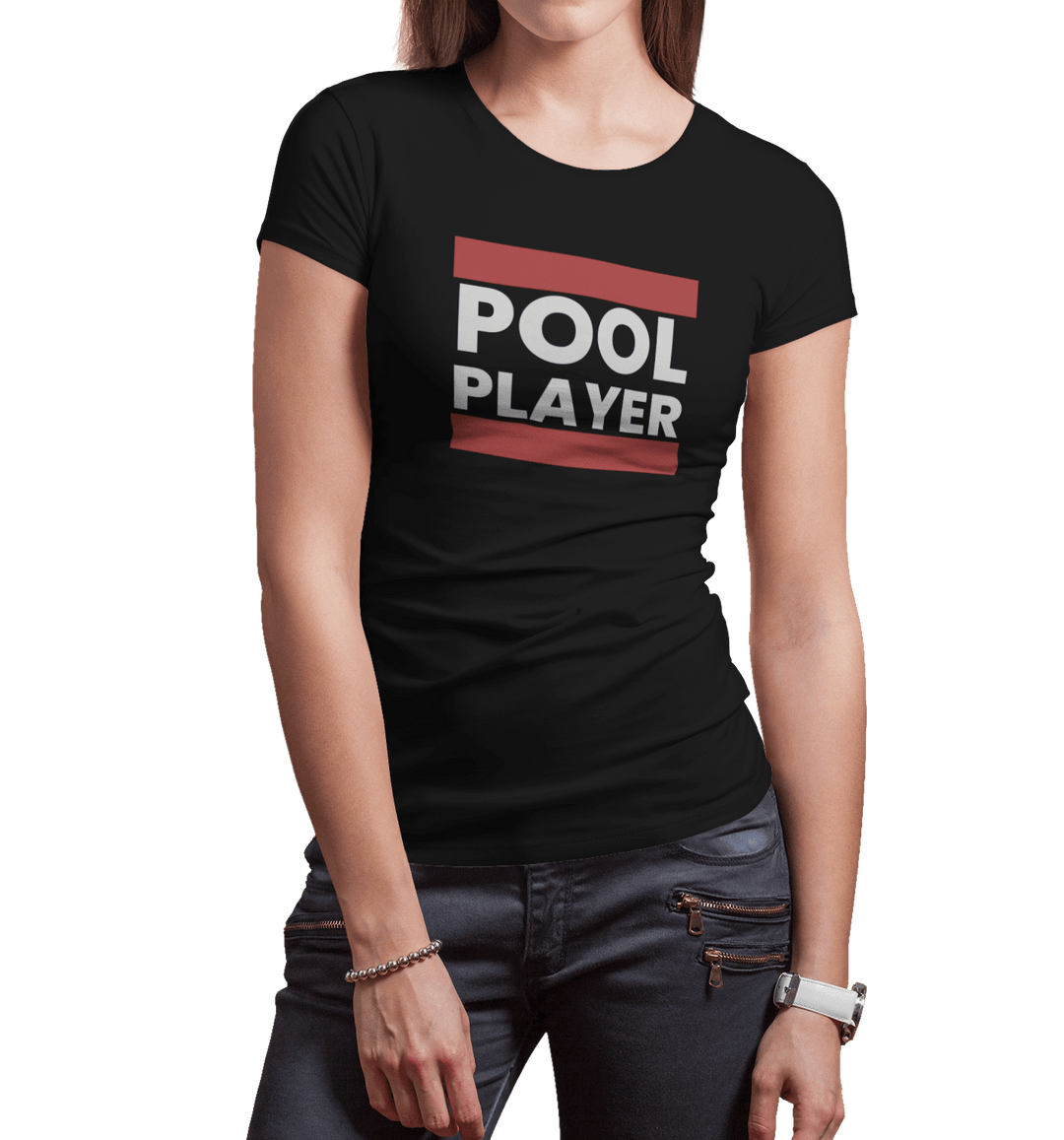 Pool Player - Women's Fitted Tee - BFLY BILLIARDS