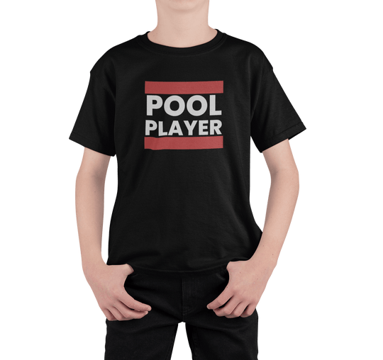 Pool Player - Youth Cotton Tee - BFLY BILLIARDS