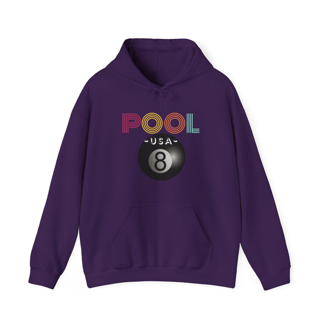 POOL USA - 8 Ball - Unisex Pullover Hoodie - BFLY BILLIARDS