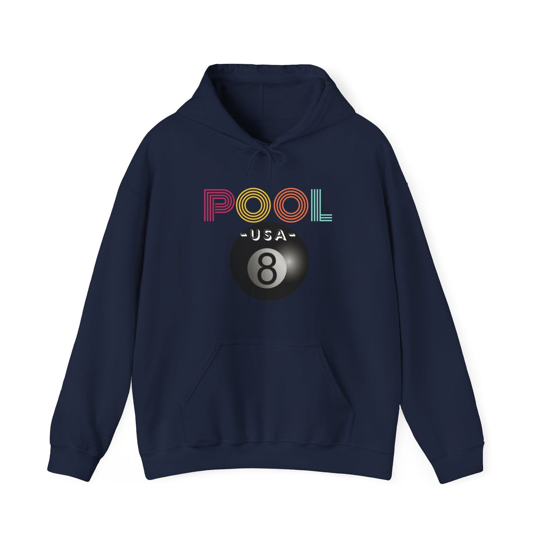 POOL USA - 8 Ball - Unisex Pullover Hoodie - BFLY BILLIARDS