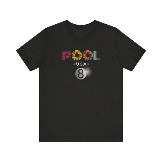 POOL USA - 8 Ball - Unisex Softstyle Tee - BFLY BILLIARDS
