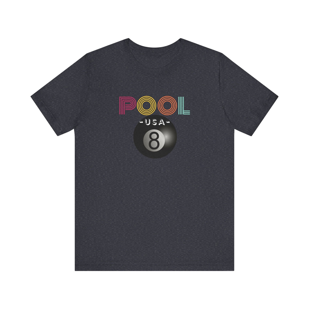 POOL USA - 8 Ball - Unisex Softstyle Tee - BFLY BILLIARDS