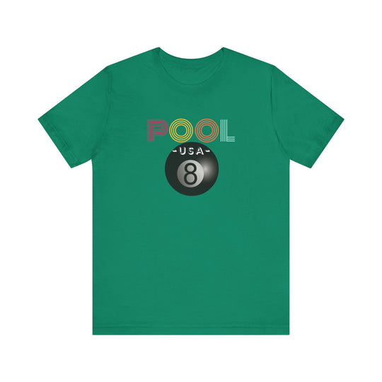 POOL USA - 8 Ball - Unisex Softstyle Tee - BFLY BILLIARDS