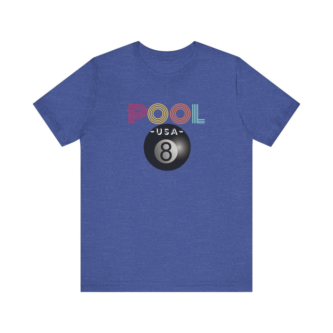 POOL USA - 8 Ball - Unisex Softstyle Tee - BFLY BILLIARDS