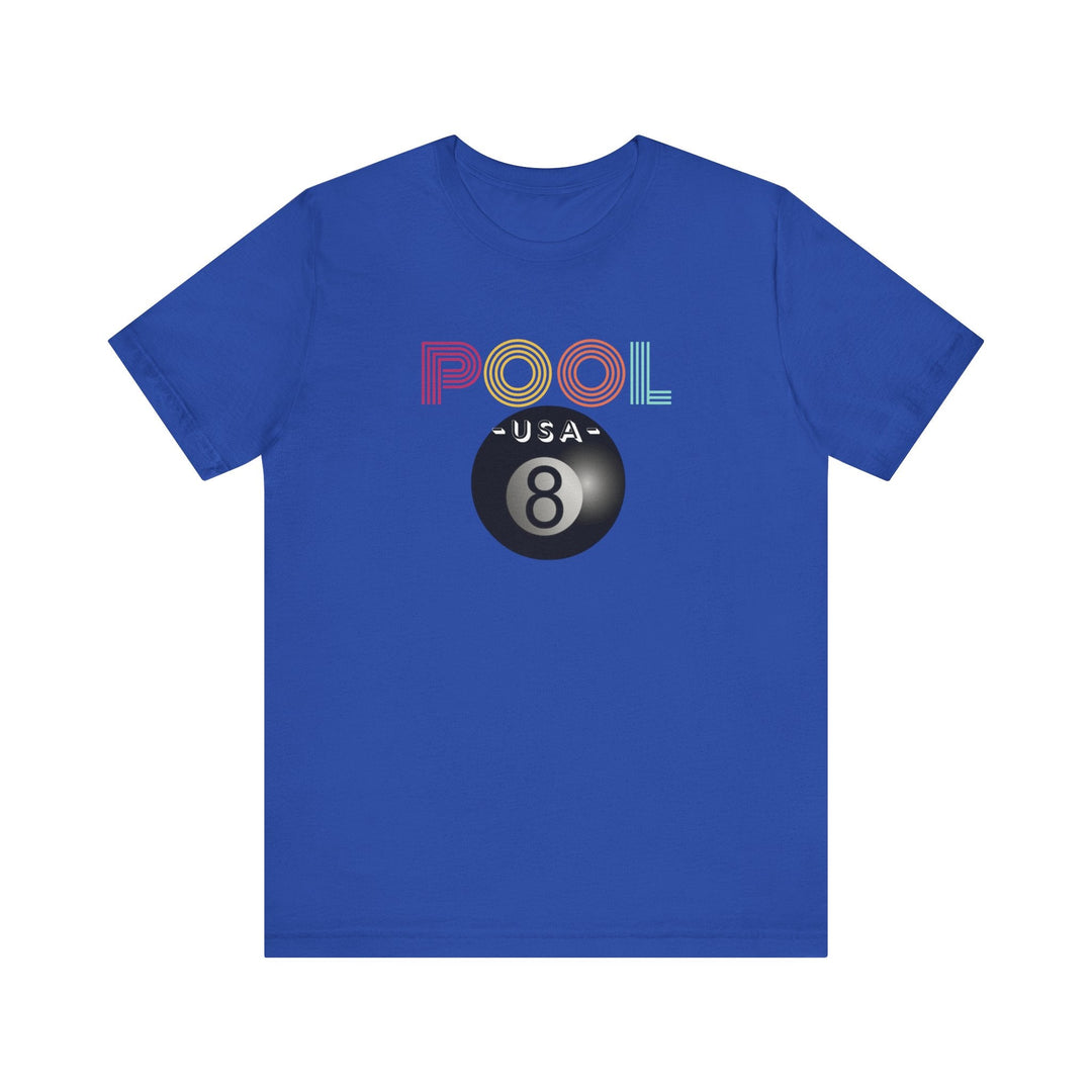 POOL USA - 8 Ball - Unisex Softstyle Tee - BFLY BILLIARDS