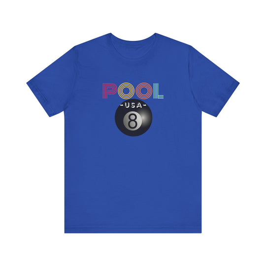 POOL USA - 8 Ball - Unisex Softstyle Tee - BFLY BILLIARDS