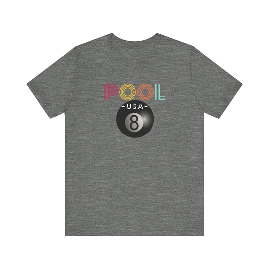POOL USA - 8 Ball - Unisex Softstyle Tee - BFLY BILLIARDS