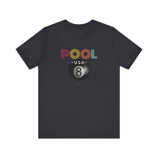 POOL USA - 8 Ball - Unisex Softstyle Tee - BFLY BILLIARDS