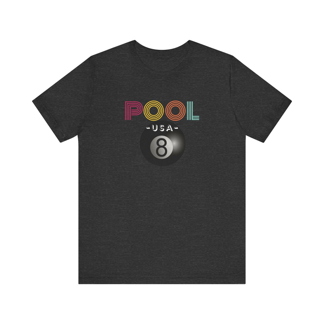 POOL USA - 8 Ball - Unisex Softstyle Tee - BFLY BILLIARDS