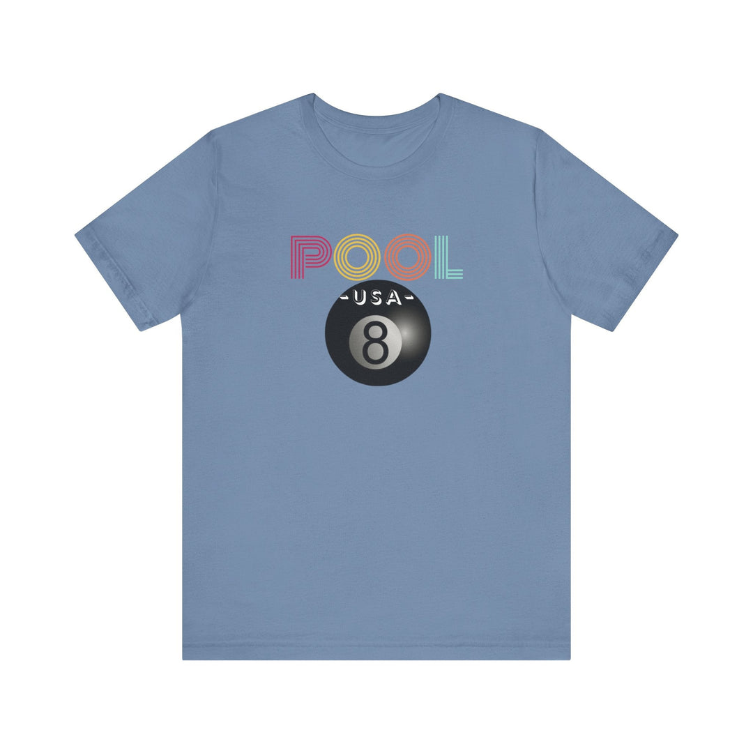 POOL USA - 8 Ball - Unisex Softstyle Tee - BFLY BILLIARDS
