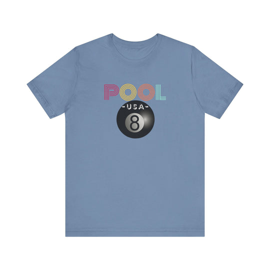 POOL USA - 8 Ball - Unisex Softstyle Tee - BFLY BILLIARDS