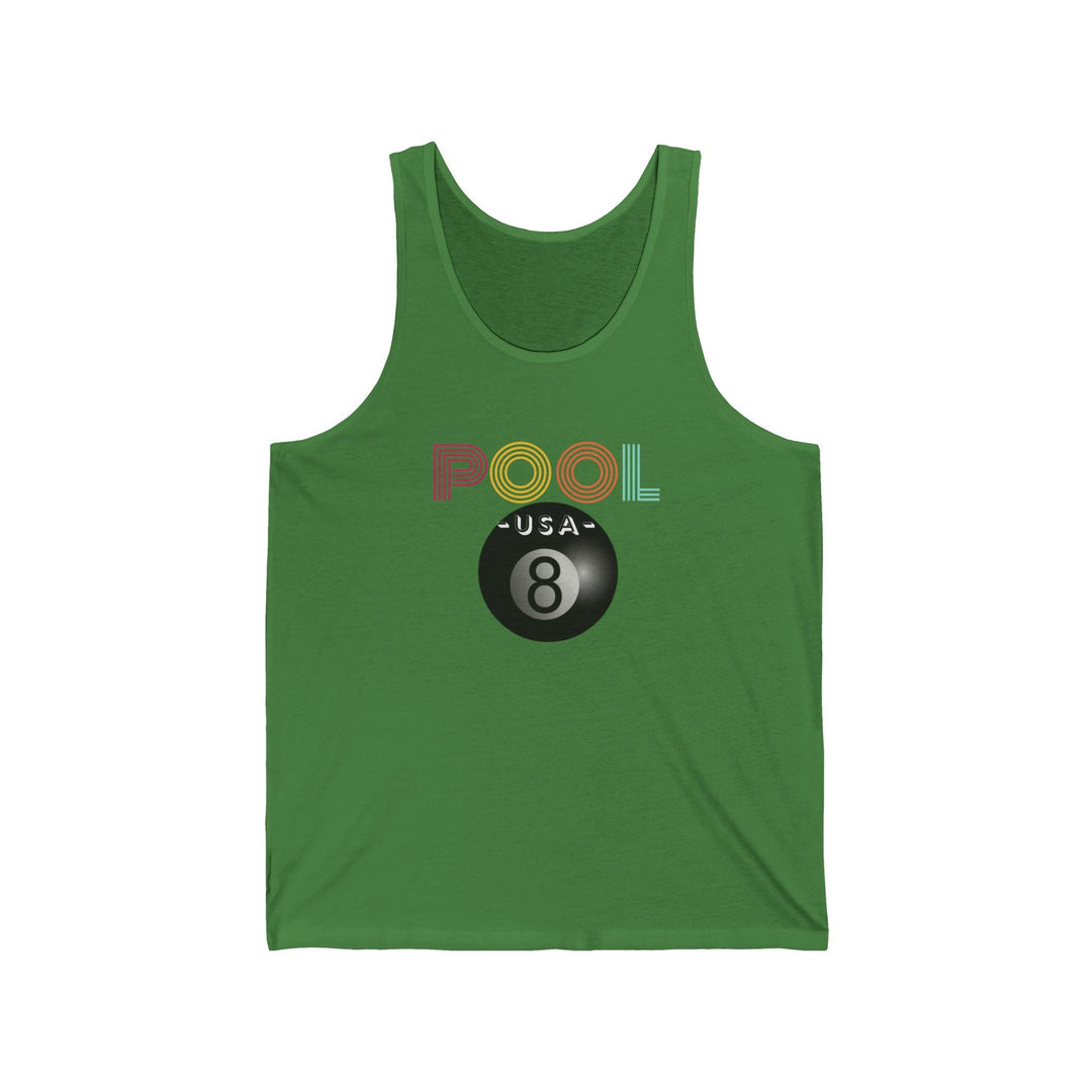 POOL USA - 8 Ball - Unisex Tank Top - BFLY BILLIARDS