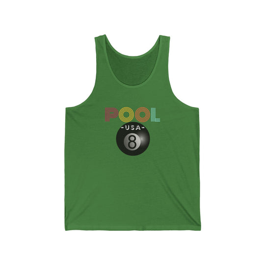 POOL USA - 8 Ball - Unisex Tank Top - BFLY BILLIARDS