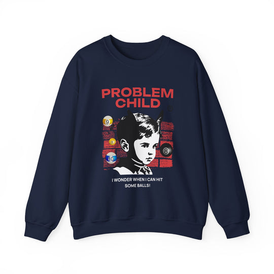 Problem Child - Pool Balls - Unisex Crewneck Sweatshirt - BFLY BILLIARDS