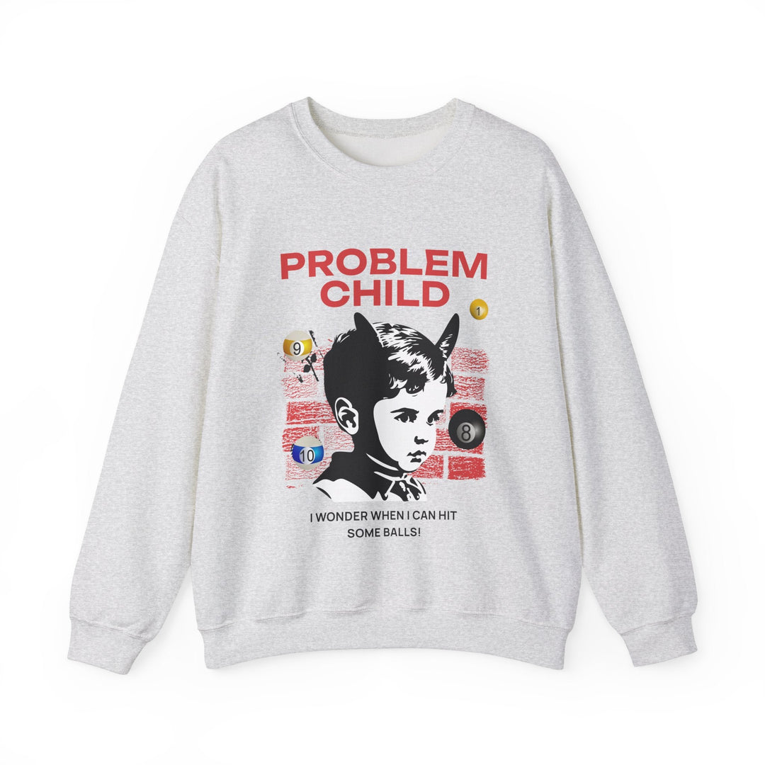 Problem Child - Pool Balls - Unisex Crewneck Sweatshirt - BFLY BILLIARDS