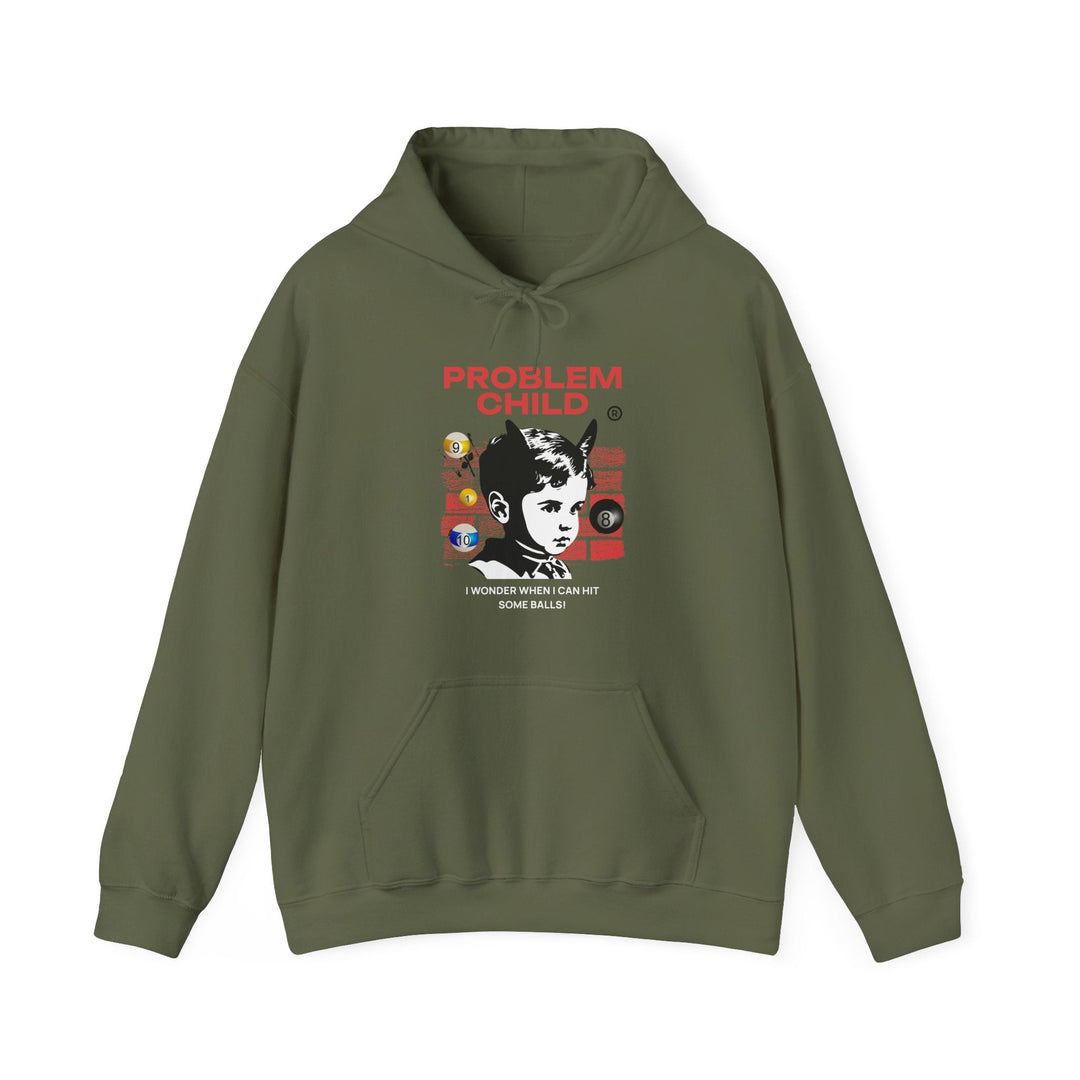 Problem Child - Pool Balls - Unisex Pullover Hoodie - BFLY BILLIARDS