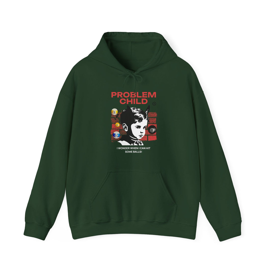 Problem Child - Pool Balls - Unisex Pullover Hoodie - BFLY BILLIARDS